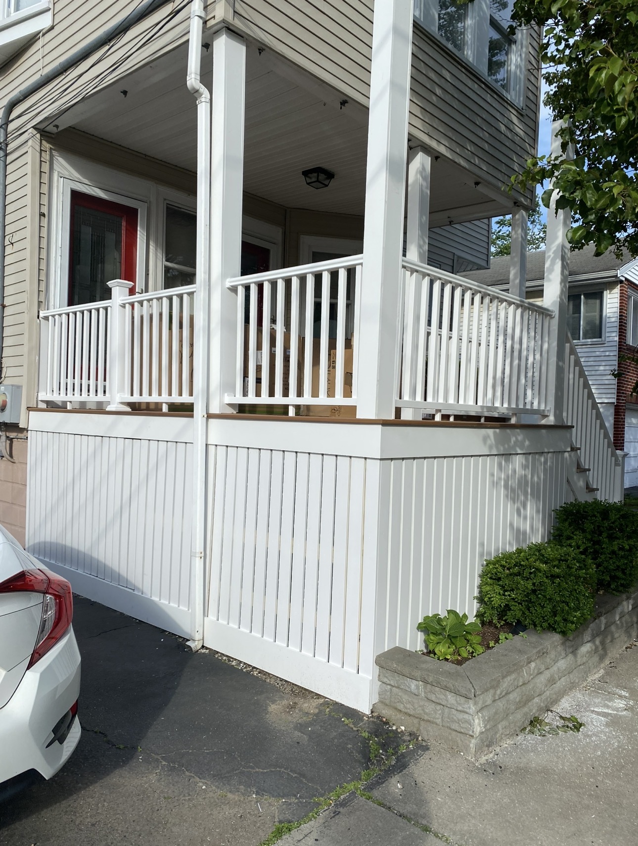 Front Porch & Railing Rebuild